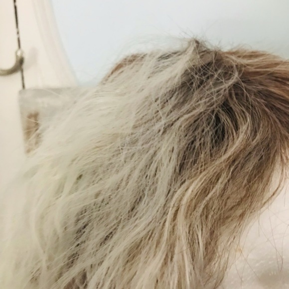 Silver white and brown wig‎ - Picture 5 of 7